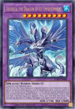 Yugioh! LP Trishula, the Dragon of Icy Imprisonment - JUMP-EN088 - Ultra Rare - - Image 1