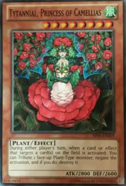Yugioh! LP Tytannial, Princess of Camellias - AP04-EN019 - Common - Unlimited Ed - Image 1
