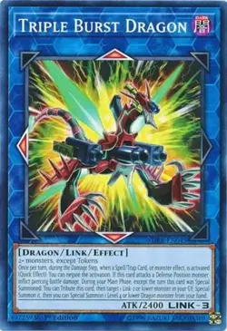 Yugioh! LP Triple Burst Dragon - SDRR-EN045 - Common - 1st Edition Lightly Playe - Image 1