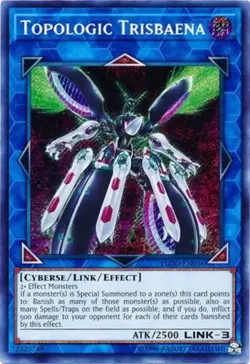 Yugioh! LP Topologic Trisbaena - FLOD-EN036 - Secret Rare - Unlimited Edition Li - Image 1