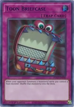 Yugioh! LP Toon Briefcase (Blue) - DLCS-EN080 - Ultra Rare - 1st Edition Lightly - Image 1