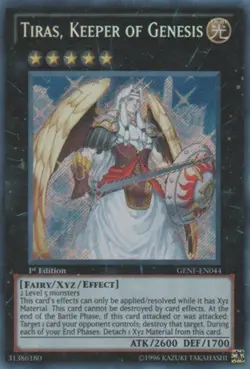 Yugioh! LP Tiras, Keeper of Genesis - GENF-EN044 - Secret Rare - Unlimited Editi - Image 1