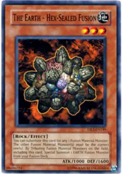 Yugioh! LP The Earth - Hex-Sealed Fusion - DR3-EN149 - Common - Unlimited Editio - Image 1