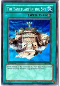 Yugioh! LP The Sanctuary in the Sky - AST-042 - Super Rare - Unlimited Edition L - Image 1
