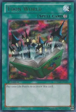 Yugioh! LP Toon World - LCYW-EN115 - Rare - 1st Edition Lightly Played, English - Image 1