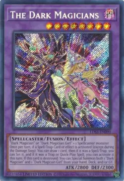 Yugioh! LP The Dark Magicians - LDS3-EN090 - Secret Rare - Limited Edition Light - Image 1