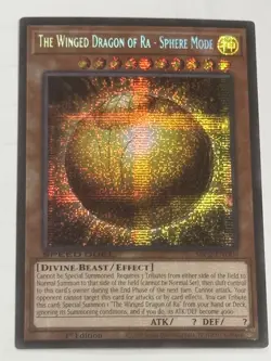 Yugioh! LP The Winged Dragon of Ra - Sphere Mode - SBC2-END03 - Prismatic Secret - Image 1
