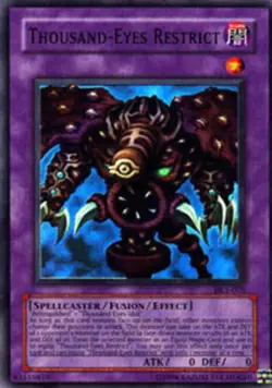 Yugioh! LP Thousand-Eyes Restrict - DL1-001 - Super Rare - Limited Edition Light - Image 1