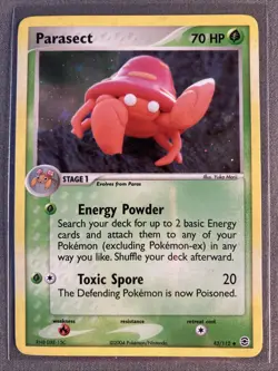Pokemon TCG: Parasect 43/112 (2004) EX Fire Red & Leaf Green - Reverse Holo Card - Image 1