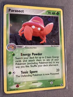 Pokemon TCG: Parasect 43/112 (2004) EX Fire Red & Leaf Green - Reverse Holo Card - Image 3