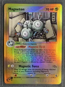Pokemon TCG: Magneton 17/97 (2003) EX Dragon • Reverse Holo Foil E-reader Card - Image 1