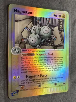 Pokemon TCG: Magneton 17/97 (2003) EX Dragon • Reverse Holo Foil E-reader Card - Image 2