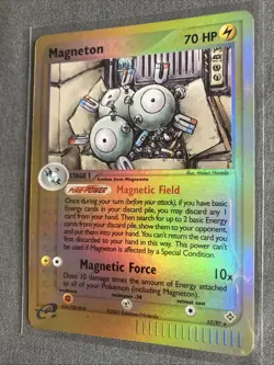Pokemon TCG: Magneton 17/97 (2003) EX Dragon • Reverse Holo Foil E-reader Card - Image 3