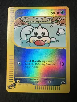 Seel 94/144 Skyridge 2003 Reverse Holo Pokemon Card E-Series E Reader WOTC - Image 1