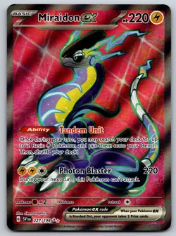 Miraidon ex 227/198 SV01: Scarlet & Violet Base Set NM Pokemon Card TCG - Image 1