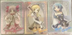 Puella Magi Madoka Magica Bandai Wafer Card Lot of 37 from Japan - Image 1