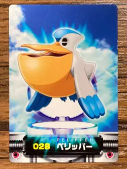 Pokemon Advanced Generation Zukan Nintendo Card Pelipper Japan Pocket Monsters - Image 1