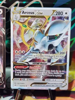 Arceus V & Vstar Metal (2 CARD SET) from Arceus Vstar UPC # 122/172 & 123/172 - Image 3