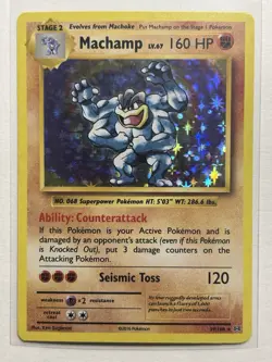 Machamp 59/108 - XY Evolutions Holo Rare Pokemon Card NM - Image 1