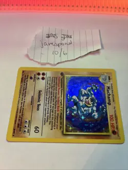 Machamp Holo Pokemon Card 1st Edition Base Set 1999 Near Mint - Image 4