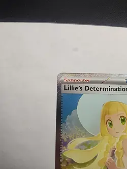 Lillie’s Determination SIR 184/132 Secret Rare Pokemon Card (Mega Evolution) - Image 2