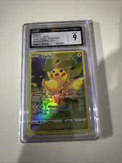 Pokemon 2023 SWSH Crown Zenith Pikachu Galarian Gallery Card #GG30 CGC 9 - Image 1