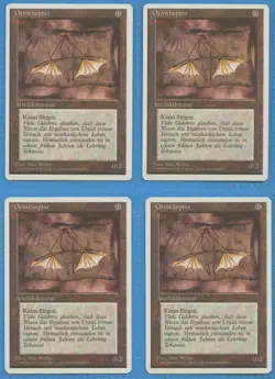 MTG: Revised: Ornithopter: PLAYSET of 4: GERMAN - Image 1