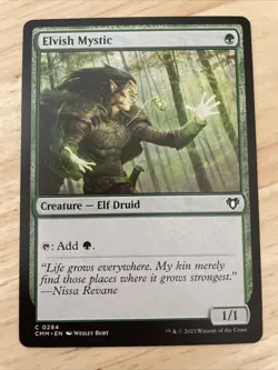 MTG Elvish Mystic Commander Masters #0284 Regular Common CMM NM/M - Image 1
