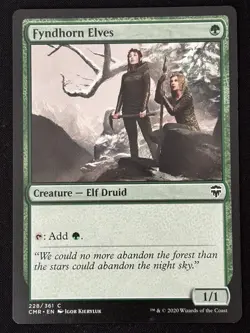1x MTG Fyndhorn Elves - Commander Legends (CMR) #228 - Magic the Gathering - Image 1