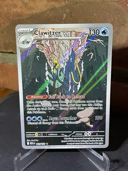 Clawitzer 141/132 Pokemon Mega Evolution Illustration Rare - Image 1