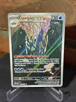 Clawitzer 141/132 Pokemon Mega Evolution Illustration Rare - Image 2