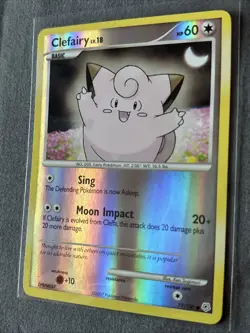 Pokemon TCG: Clefairy 77/130 (2007) Diamond & Pearl • Reverse Holo Card - Image 3