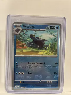 2025 Pokemon SV Black Bolt Tirtouga Reverse Holo Master Ball Uncommon #022/086 - Image 2