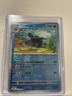 2025 Pokemon SV Black Bolt Tirtouga Reverse Holo Master Ball Uncommon #022/086 - Image 3