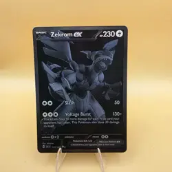 Zekrom EX BWR 172/086 English SV Black Bolt Pokemon TCG - Image 1