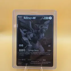 Zekrom EX BWR 172/086 English SV Black Bolt Pokemon TCG - Image 3