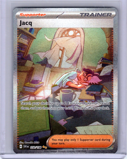Jacq Special Illustration Rare Holo 250/198 Pokemon Scarlet and Violet - Image 1