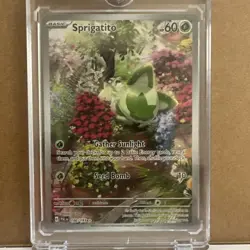 Sprigatito 196/193 Sv02: Paldea Evolved Illustration Rare Pokemon TCG - Image 1