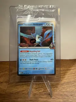 1x🌀Team Rocket's Articuno 051/182 Pokemon DestinedRivals Stamped Promo Best Buy - Image 1