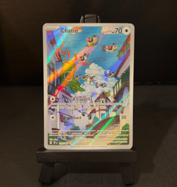 Chatot 181/162 Near Mint Illustration Rare Pokemon Sv05 Temporal Forces - Image 1