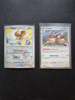 085/165 Dodrio Prize Pack Series 5 & Pidgey Pokemon Play Promo Cosmos Holo - Image 1