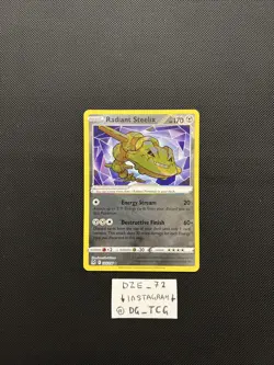 Pokemon Lost Origin - Radiant Steelix - 124/196 - Radiant Holo - M/NM - Image 2