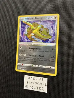 Pokemon Lost Origin - Radiant Steelix - 124/196 - Radiant Holo - M/NM - Image 3