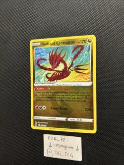 Pokemon Crown Zenith - Radiant Eternatus - 105/159 - Radiant Holo - M/NM - Image 4