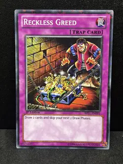 Yugioh Reckless Greed Starfoil BP01-EN095 1st Edition NM - Image 1