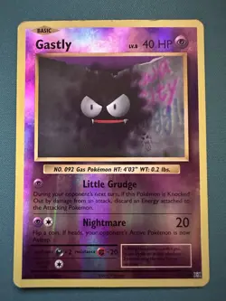 Pokemon TCG Gastly XY Evolutions Reverse Holo Card 47/108 Common - Image 1
