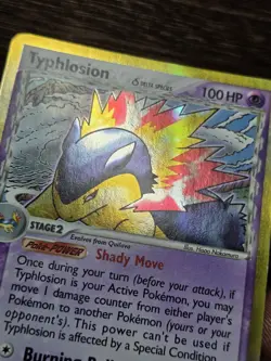 Typhlosion 12/101 Delta Species Ex Dragon Frontiers Holo Rare Pokemon Card MP - Image 2