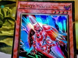 Rockett Tracer premium gold rare yu-gi-oh maximum: El Dorado trading card - Image 2