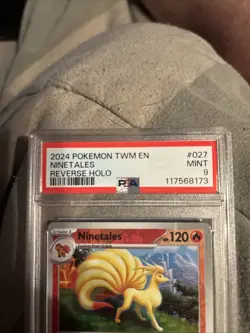 Pokemon 2024 S&V Twilight Masquerade Ninetales Reverse Holo Foil Card 27/167 - Image 5