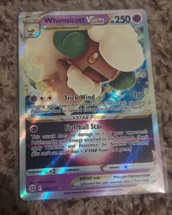 Pokemon TCG Whimsicott VSTAR Brilliant Stars Ultra Rare Card 065/172 - Image 1